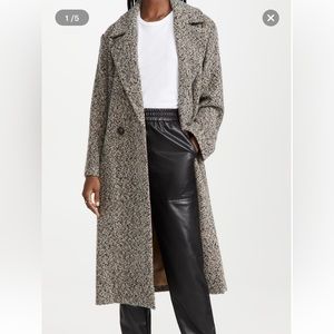 Vince Camuto Pebbled Long Trench Coat, NWT, Size M